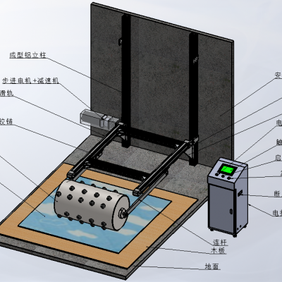 珠海市嘉仪电热毯滚压强度试验机 JAY-5245厂家直销
