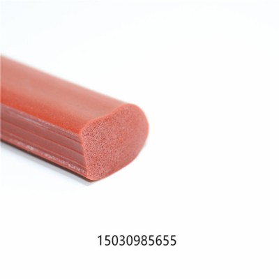 防晒耐磨密封条 硅胶发泡密封条 实心半圆硅胶条