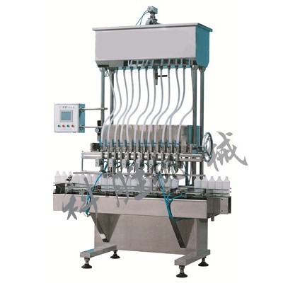 山西科胜12头全自动灌装机|洗洁精灌装机|洗衣液灌装机