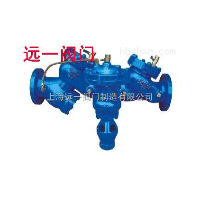 法兰球墨铸铁带过滤器倒流防止器HS41X-10Q/16Q
