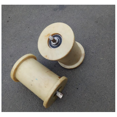 200*300矿用地滚轮横长竖高 矿用尼龙地滚轮型号规格