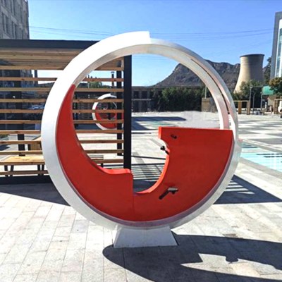 高平新型自行车喷泉设计施工价格低山东三喜