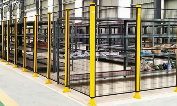 机器人围栏仓库隔离网机器自动化设备围栏防护网网车间隔离网