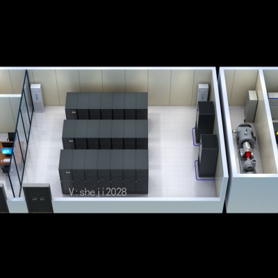 南昌效果图制作服务|机房电池间|配电室|密集架效果图