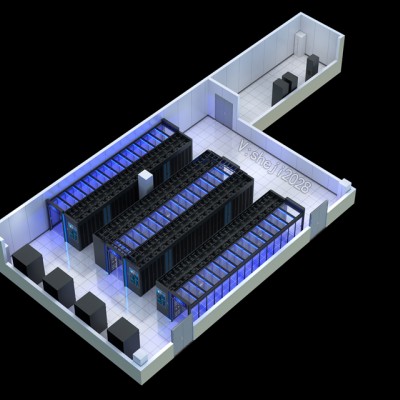 盐城效果图设计|机房拼接屏|中控室|报告厅效果图制作