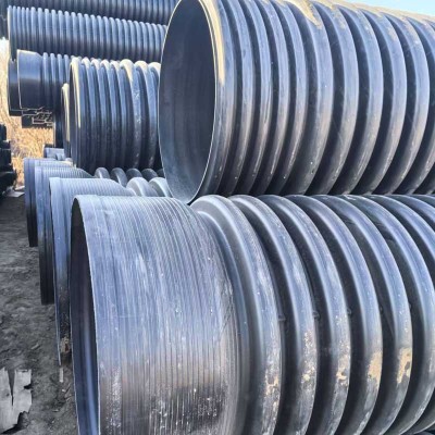 HDPE污水管 DN300/400波纹管 小区地埋排污管