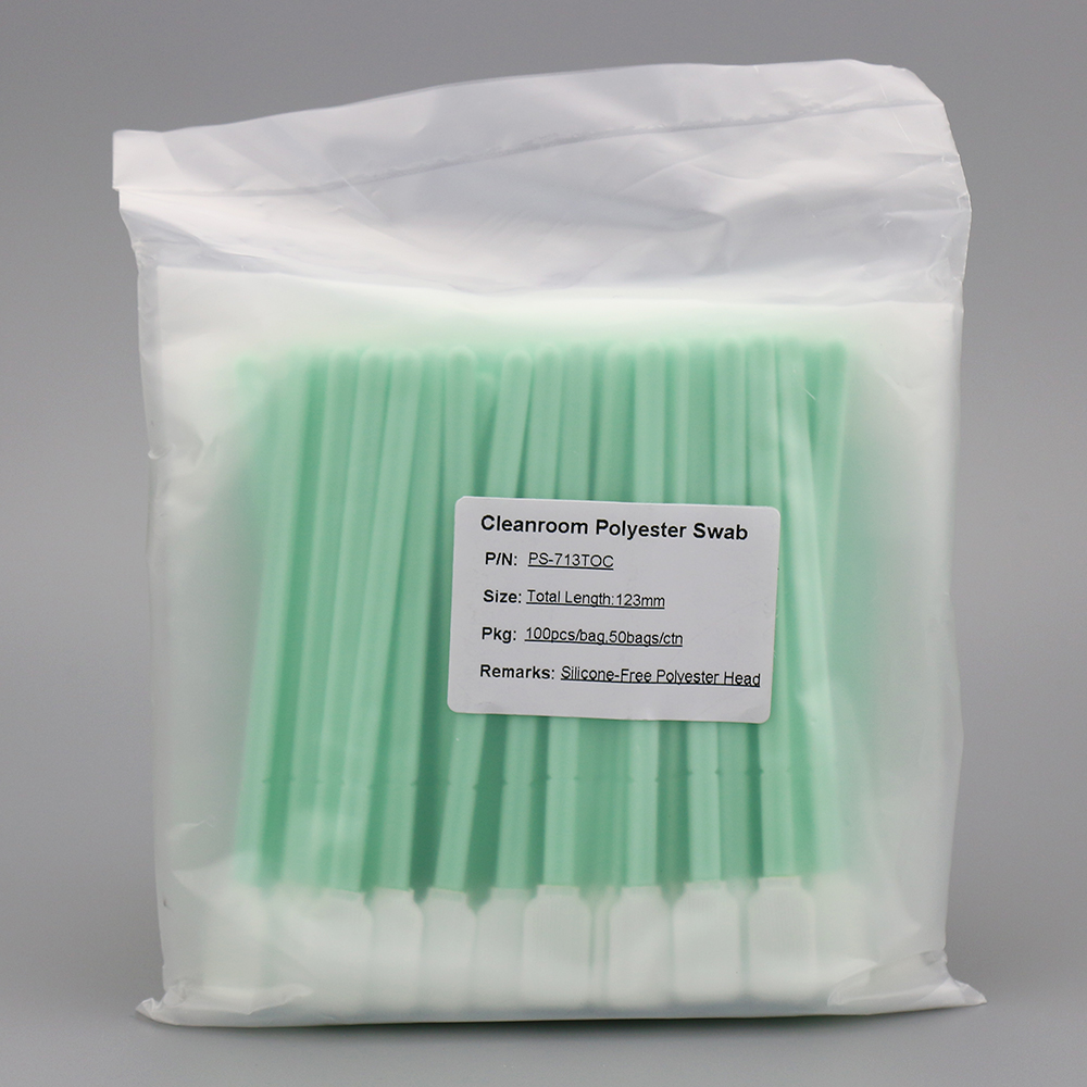 PS714-TOC聚酯纤维布头清洁验证棉签擦拭棒