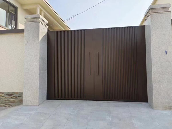 任丘铝艺门厂家，河北庭院铝艺门厂家安装，沧州别墅铝艺门