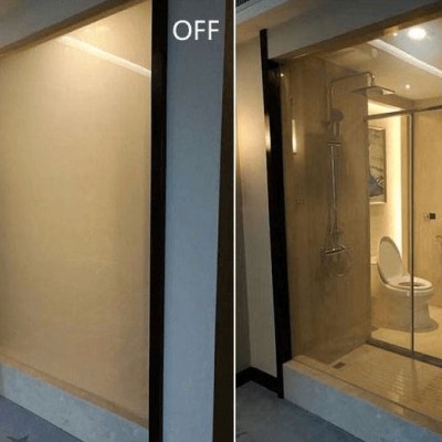 超白通电雾化玻璃 深圳制造商 酒店别墅专用 隐私保护创新设计