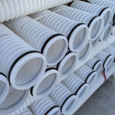PE白色通信波纹管 DN50/63/75/90白色波纹管