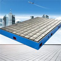 定制横竖槽赋能制造：大型铸铁平台的工业基准新定义