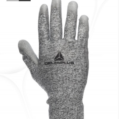 代尔塔D级PU涂层防割手套经济三副装款